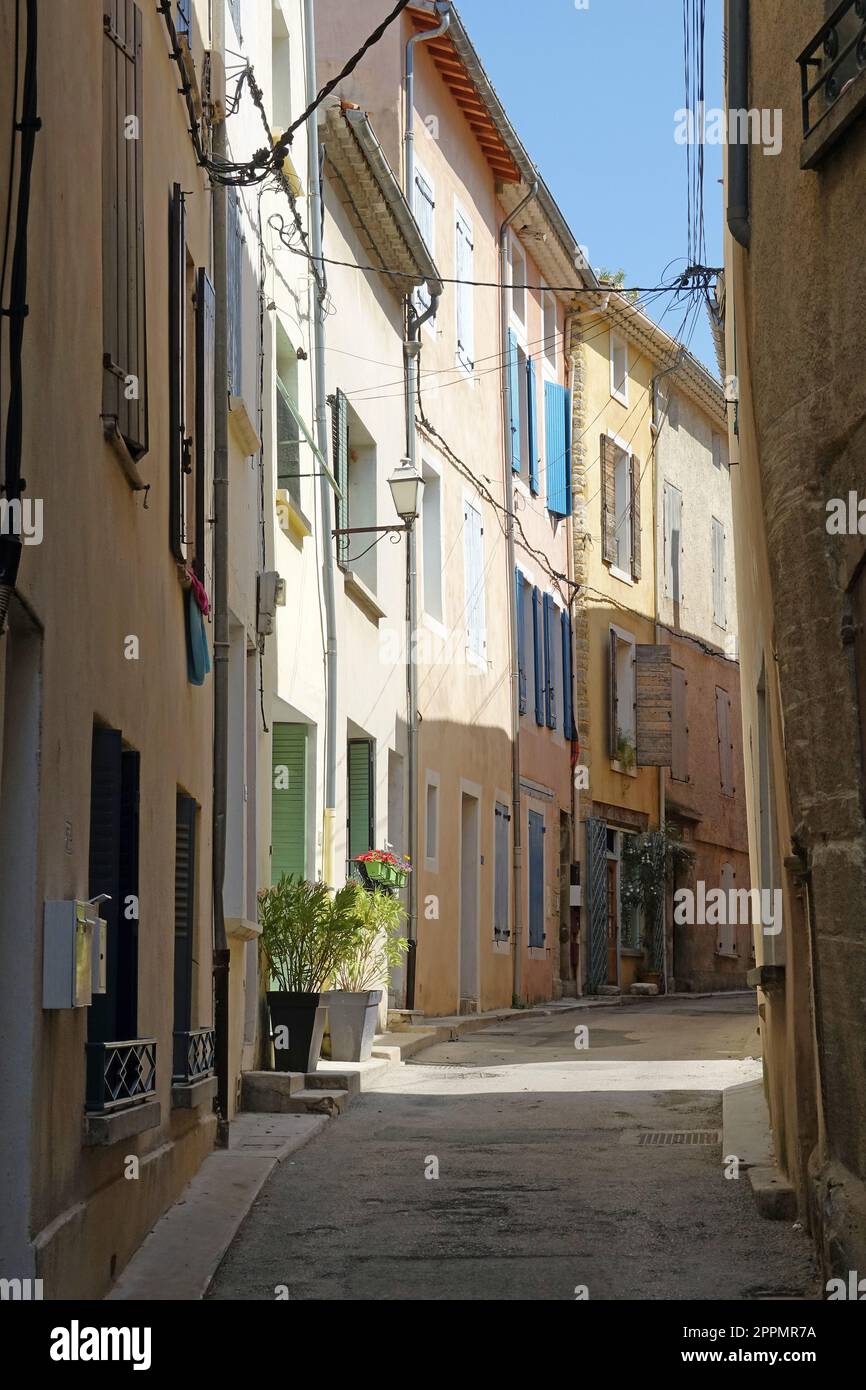 Altstadt von Malaucene, Provenza Foto Stock