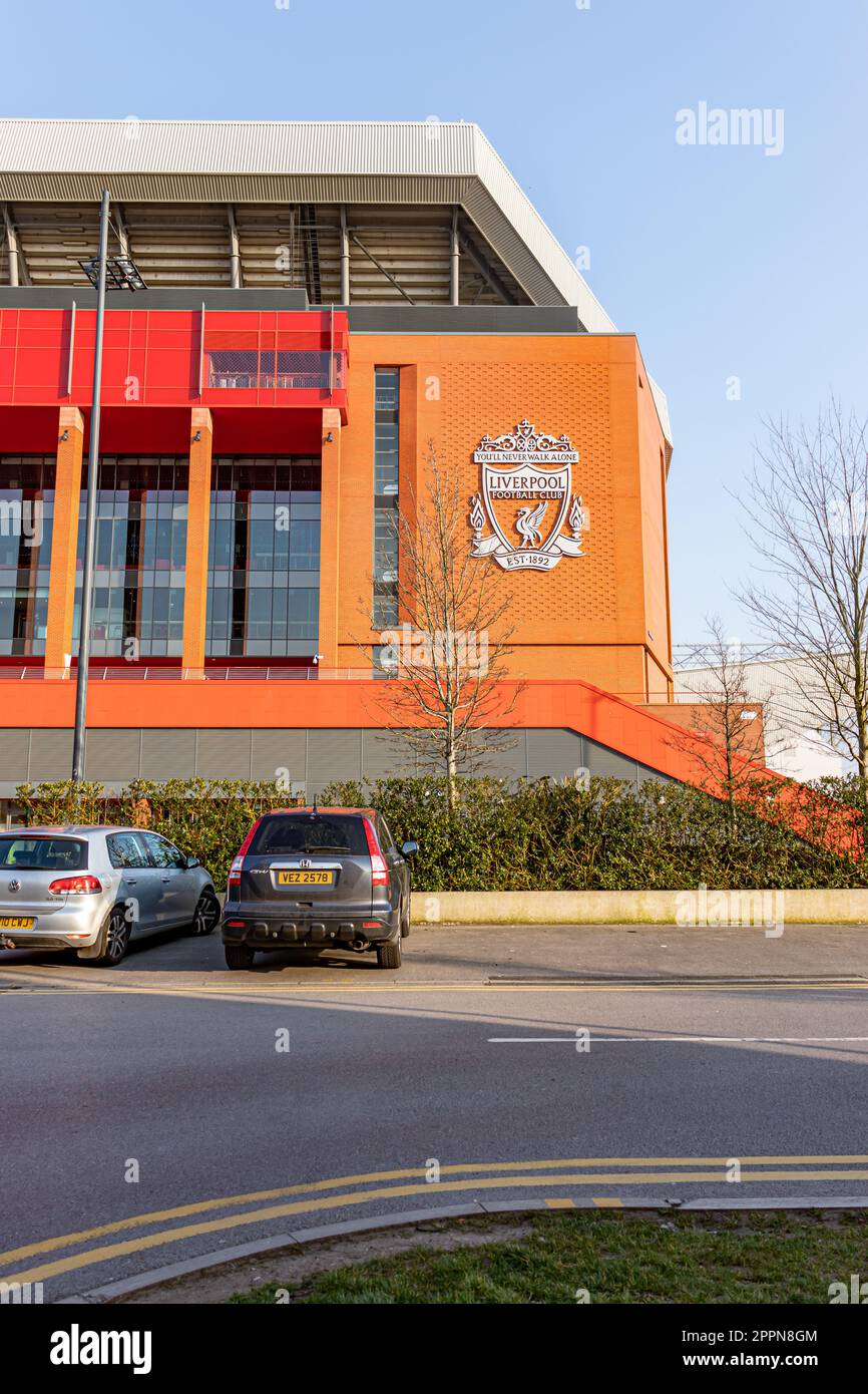 Liverpool, Inghilterra - 23 marzo 2022. Liverpool Anfield Stadium, Inghilterra . Foto Stock