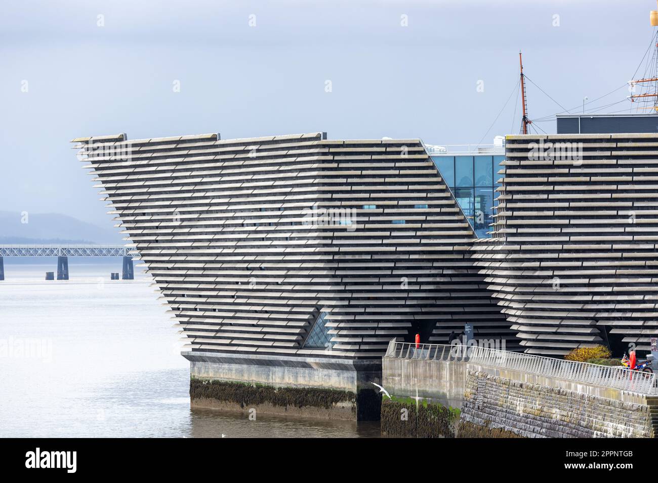 Il Museo V&A sulle rive del fiume Tay, Dundee, Scozia Foto Stock