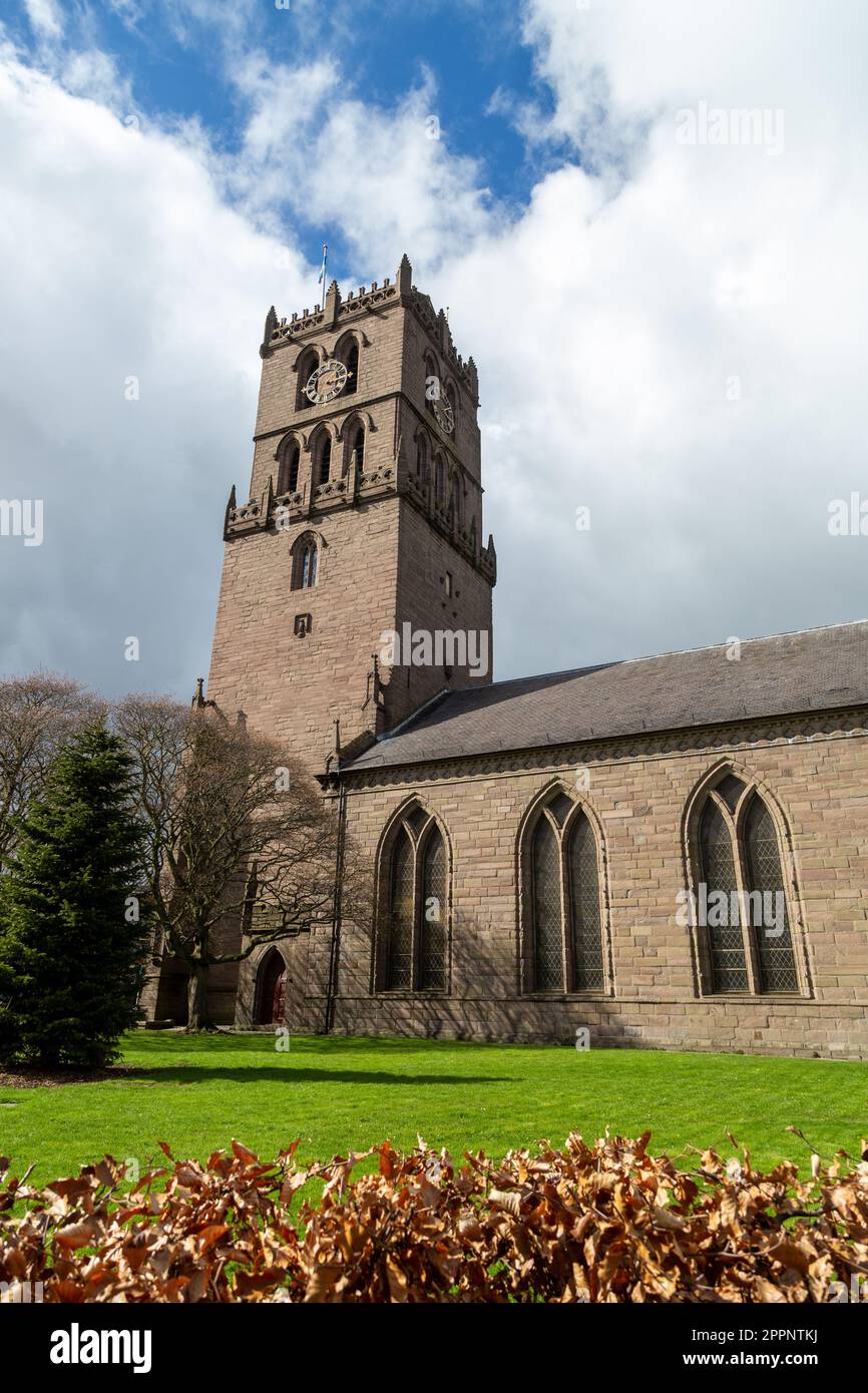 Chiesa campanile, Nethergate, Dundee City, Scozia Foto Stock
