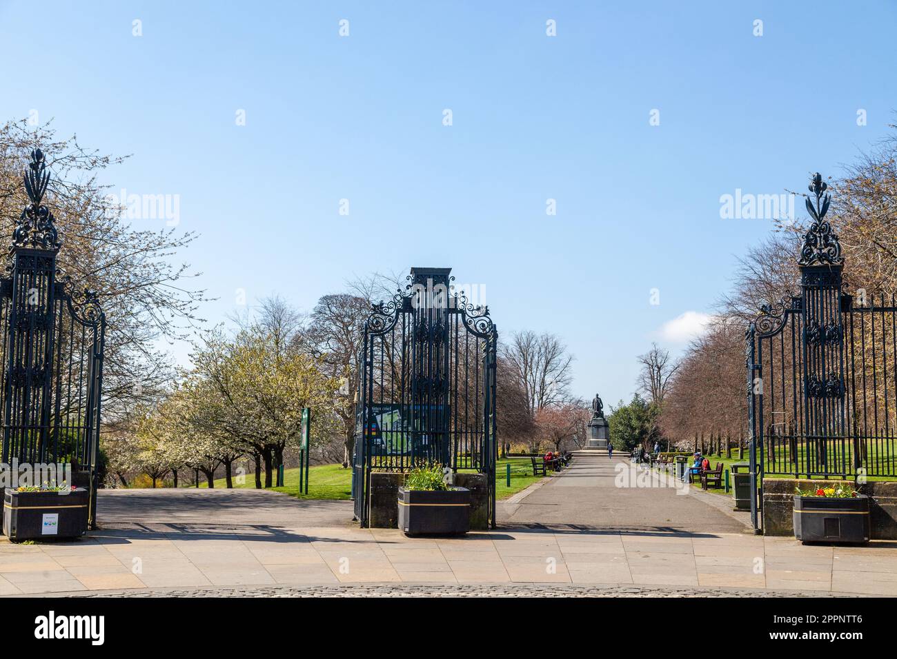 Parco Pittencrieff, Dunfermline, Fife, Scozia Foto Stock