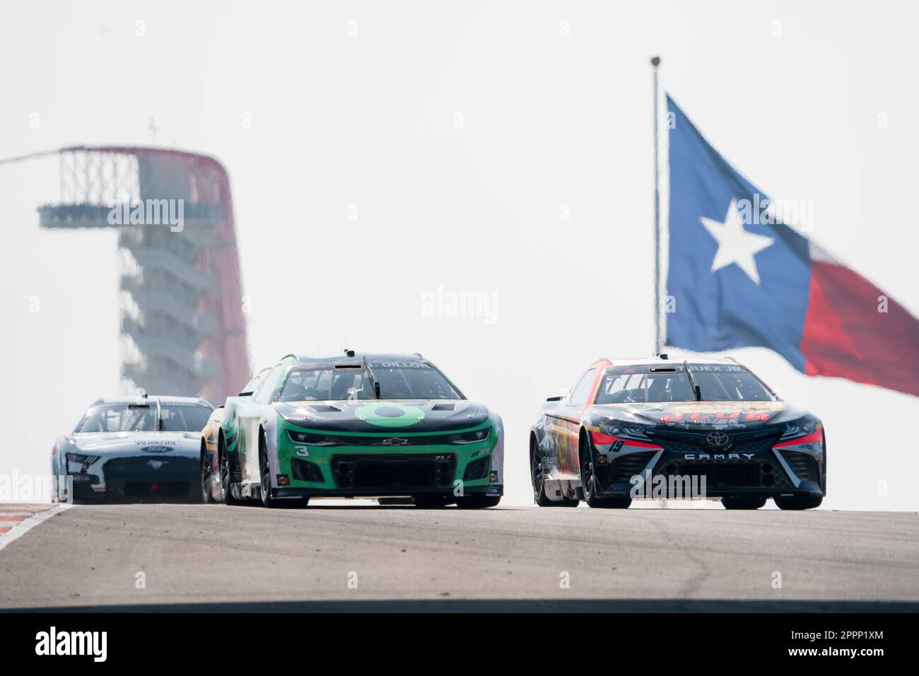 Austin Dillon corre per il Gran Premio Echo Park Automotive di Austin, TX, USA. Foto Stock