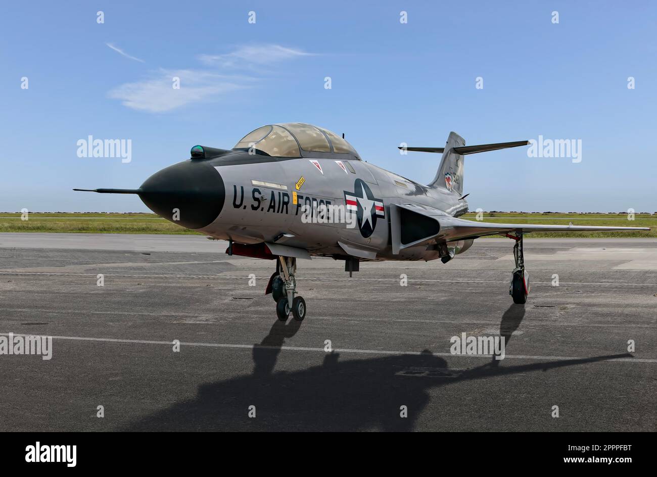 McDonnell F-101 Voodoo in mostra Foto Stock