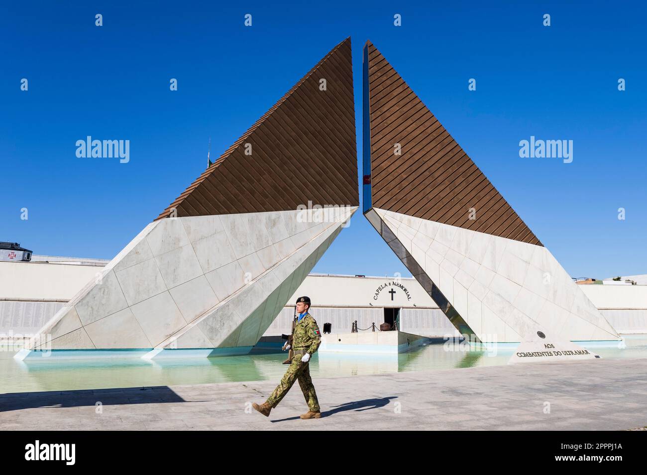 Monumento aos Combatentes do Ultramar, Monumento ai combattenti d'oltremare, Belem, Lisbona, Portogallo, Europa Foto Stock