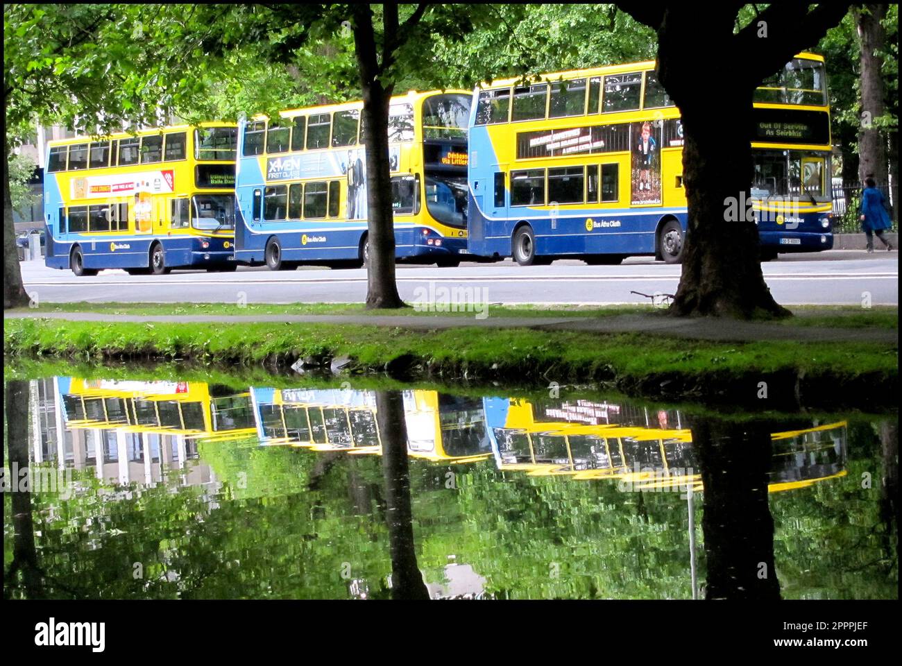 Autobus di Dublino Foto Stock