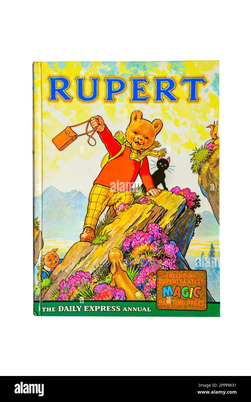 Daily Express Rupert Bear annua29.1964, Surrey, England, Regno Unito Foto Stock