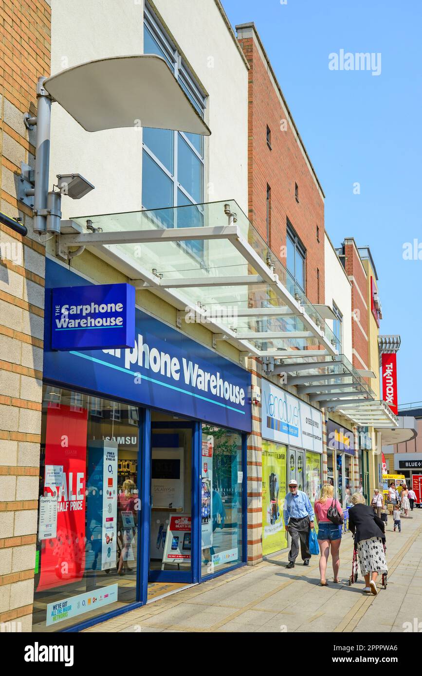 Centro commerciale New Vancouver, Broad Street, King's Lynn, Norfolk, Inghilterra, Regno Unito Foto Stock