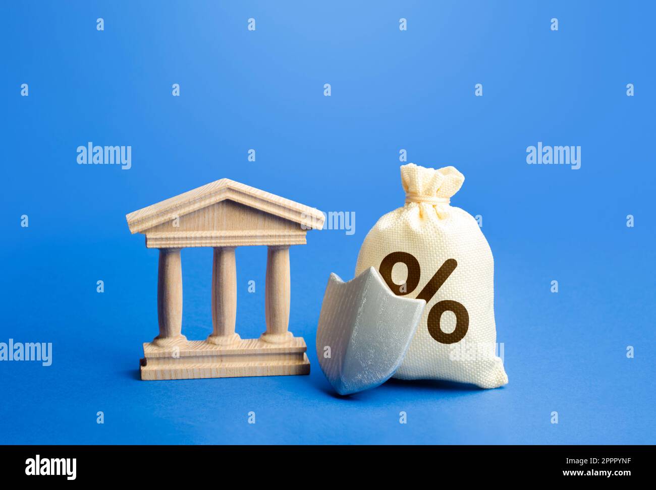 conti di risparmio protetti in modo affidabile. Depositi garantiti. Affidabilità. Sicurezza e protezione del denaro. Proteggete il futuro finanziario e assicurate fi Foto Stock