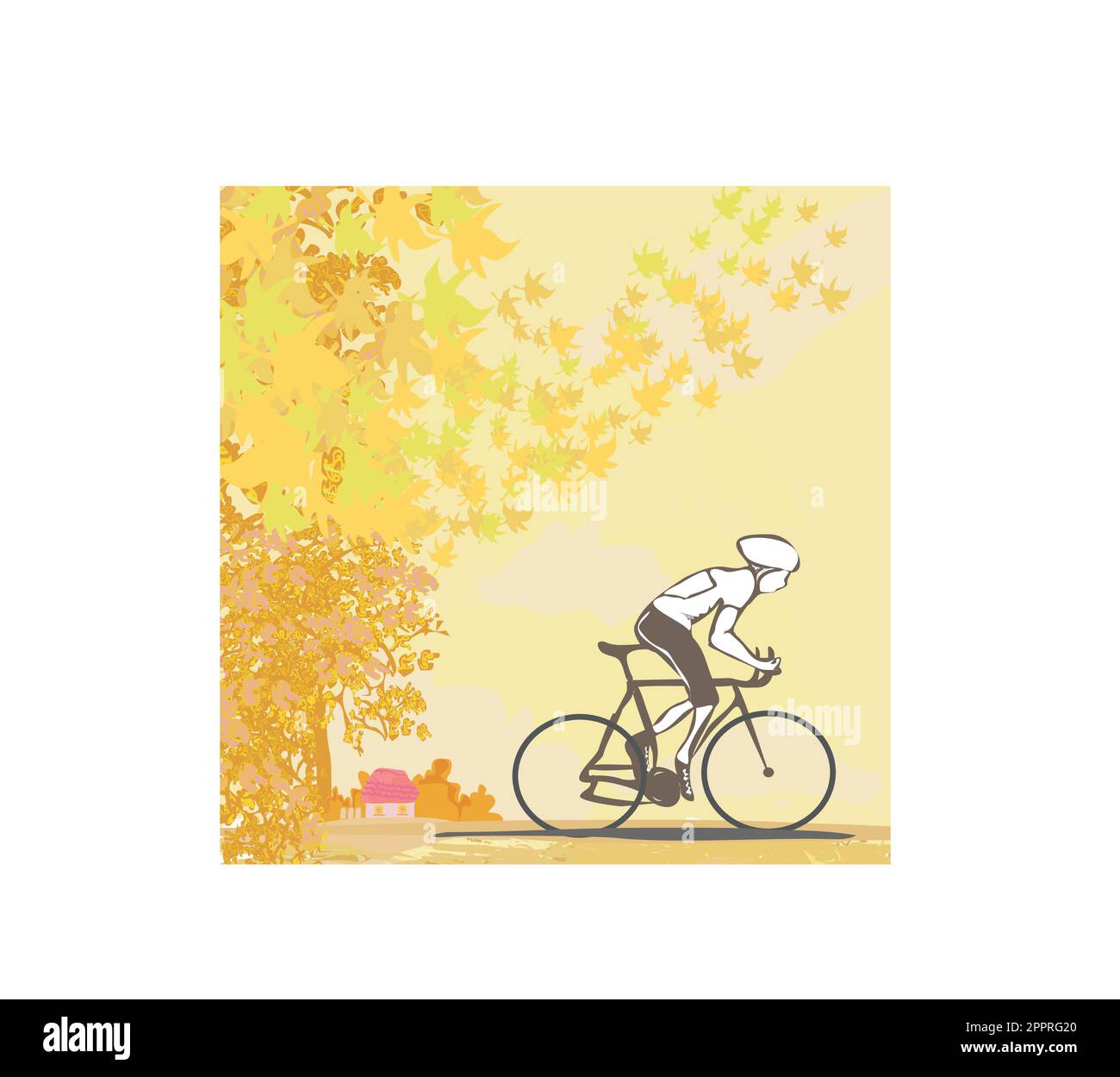 Outdoor autunno in bicicletta Illustrazione Vettoriale