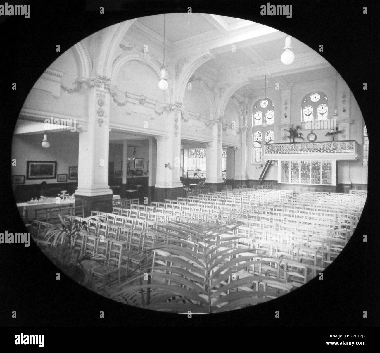 Nuova sala nel Victoria Memorial Block, Royal Sailors Rest, Portsmouth, inizio 1900s Foto Stock