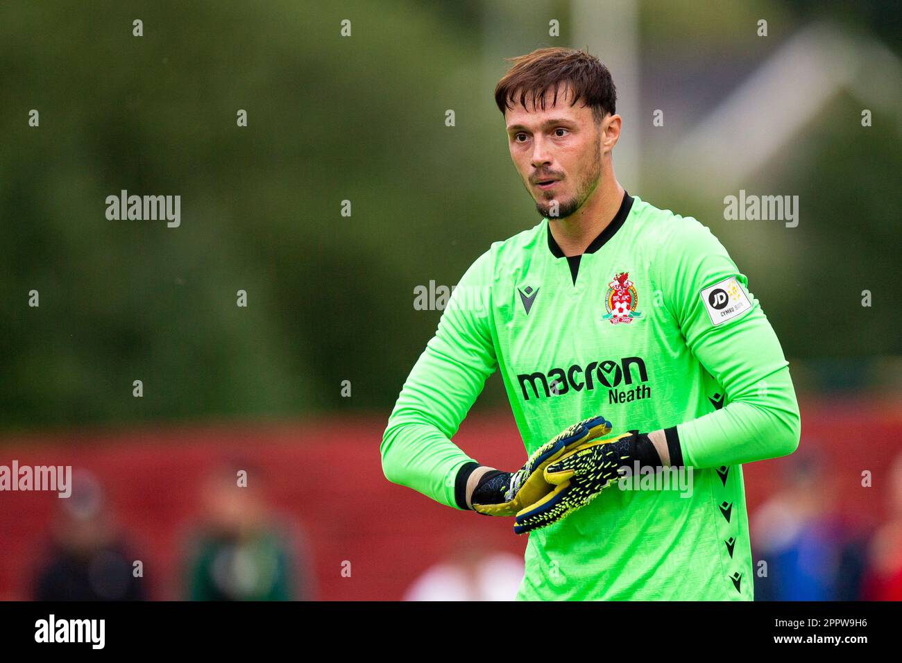 Briton Ferry Llansawel / Swansea City U23 in una pre-stagione amichevole il 27th luglio 2022. Foto Stock