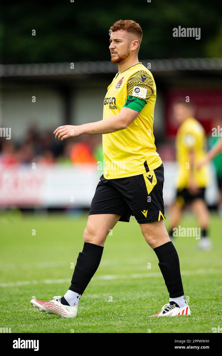 Briton Ferry Llansawel / Swansea City U23 in una pre-stagione amichevole il 27th luglio 2022. Foto Stock