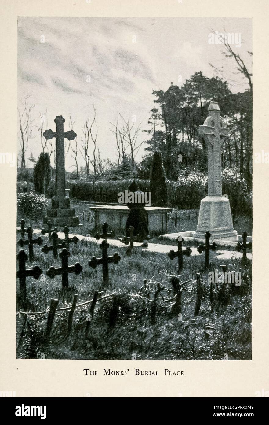 Luogo di sepoltura dei monaci Fotografia dal libro " l'isola dello shamrock " di Clifton Johnson, 1865-1940 Data di pubblicazione 1901 Editore New York, Macmillan; Londra, Macmillan Foto Stock Luogo di sepoltura dei monaci Fotografia dal libro " l'isola dello shamrock " di Clifton Johnson, 1865-1940 Data di pubblicazione 1901 Editore New York, Macmillan; Londra, Macmillan Foto Stock