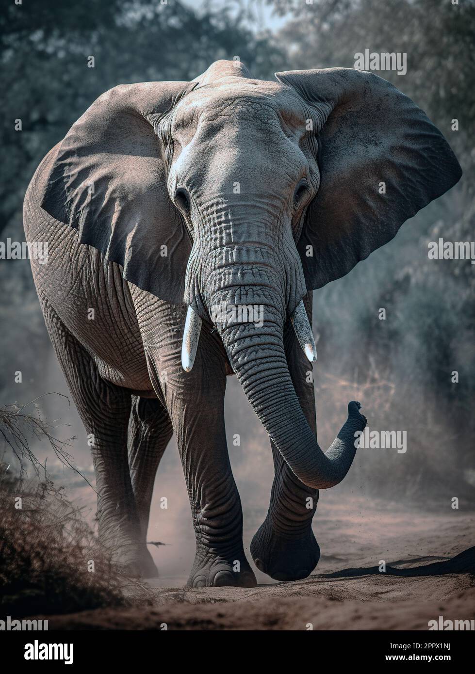 Coprisedili Auto 2 Pezzi A Tema Africano – Elefante Tribale Etnico, In Poliestere Morbido, Elasticizzati, Universali Per Auto, SUV E Furgoni, Lavabili In Lavatrice