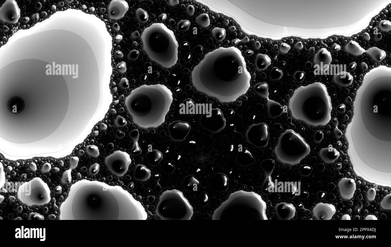 Infinite Mandelbrot Fractal Zoom colorful Art Render astratto matematica Scienza Arte Foto Stock