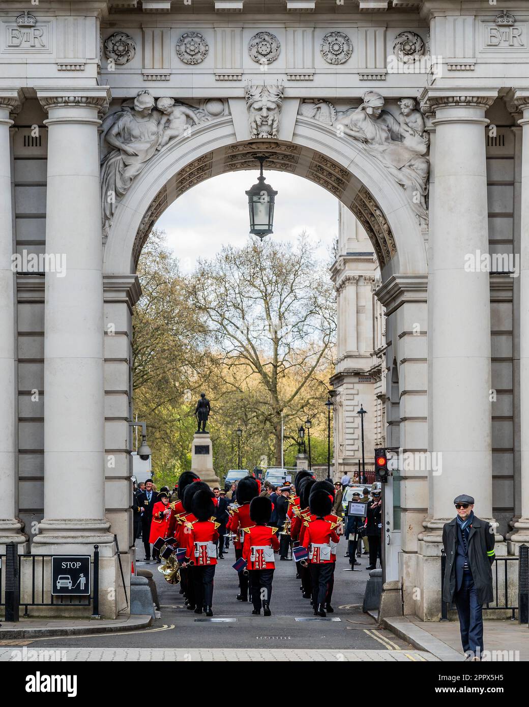 Londra, Regno Unito. 25th Apr, 2023. ANZAC Day è ricordato al Cenotaph. Credit: Guy Bell/Alamy Live News Foto Stock