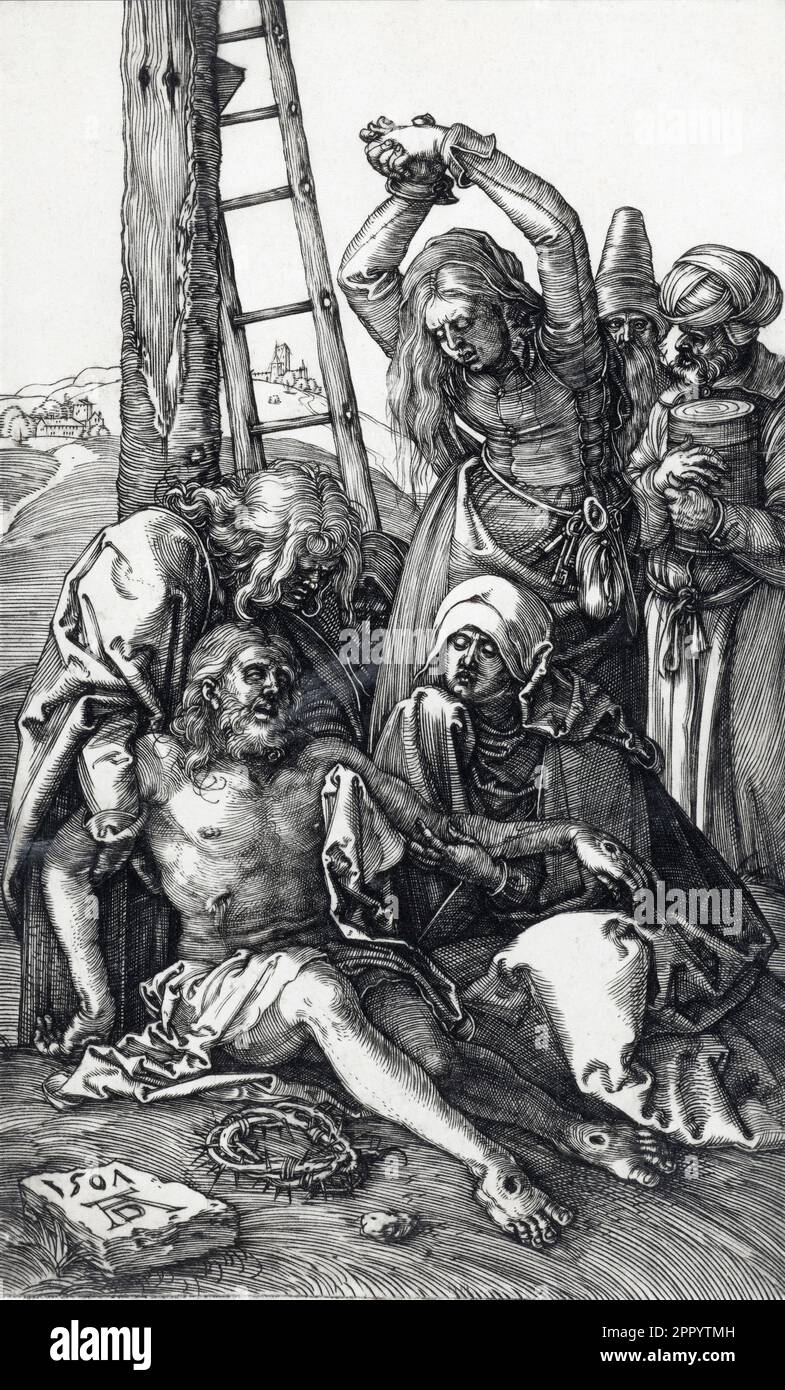 La Lamentazione di Albrecht Dürer, 1507 Foto Stock
