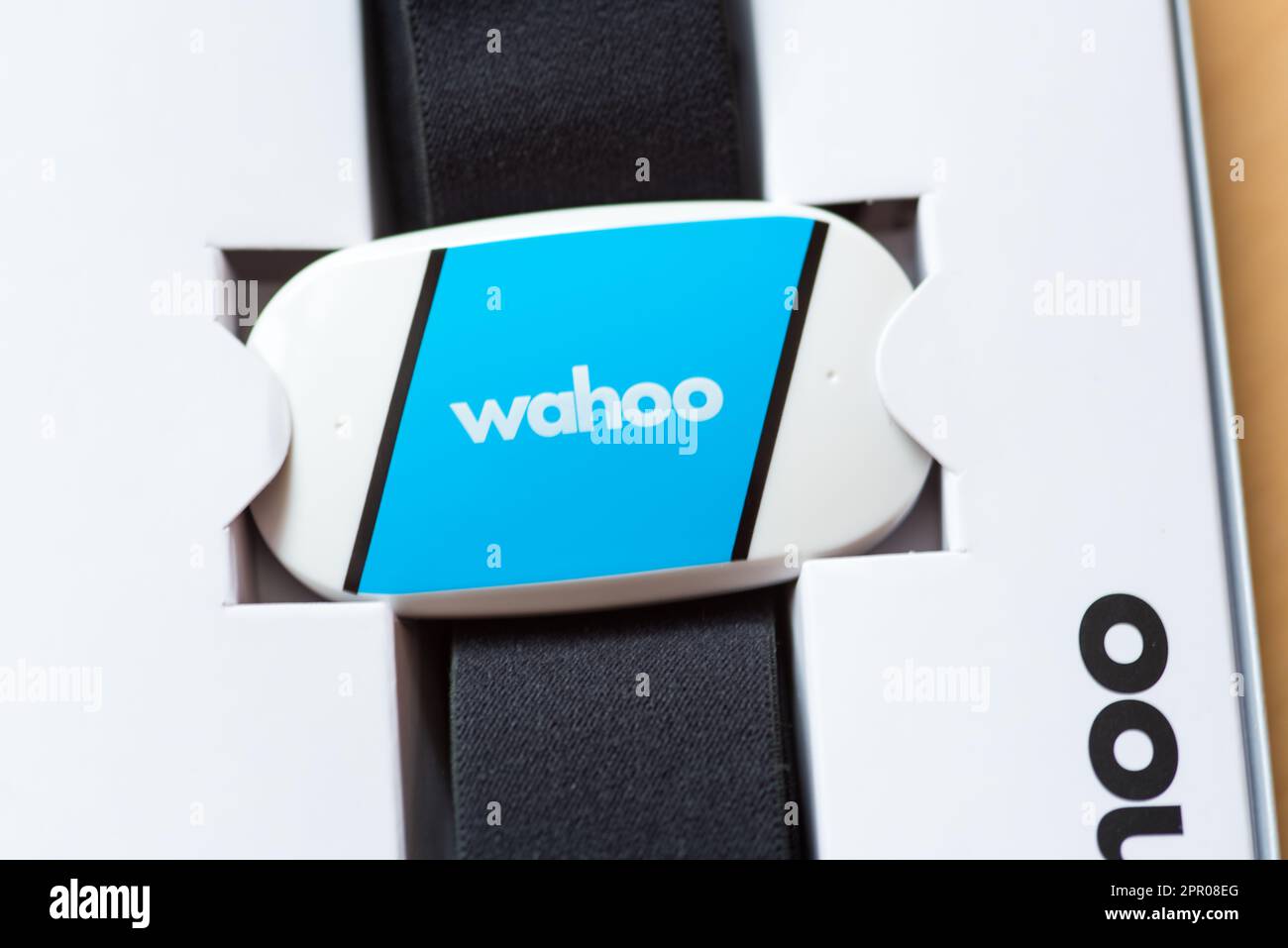 Wahoo TICKR esercizio cardiofrequenzimetro Foto Stock