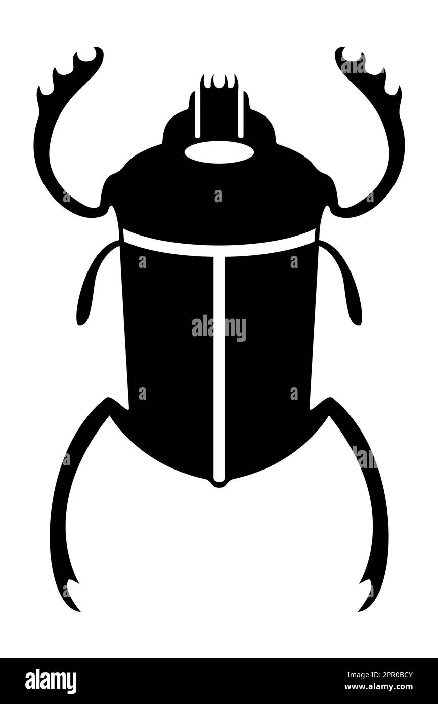 Simbolo di scarabeo, amuleto popolare e sigillo di impressione nell'antico Egitto Illustrazione Vettoriale Simbolo di scarabeo, amuleto popolare e sigillo di impressione nell'antico Egitto Illustrazione Vettoriale