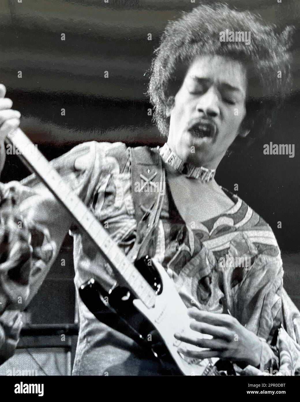 JIMI HENDRIX (1942-1970) chitarrista rock americano nel 1967. Foto: Laurens van Houten Foto Stock