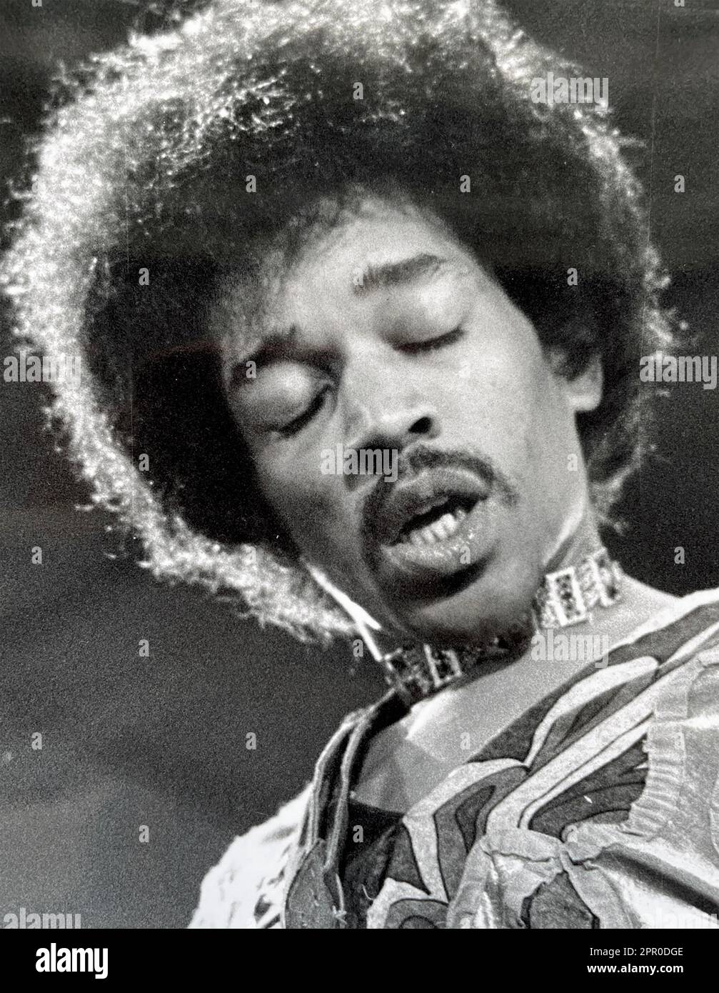 JIMI HENDRIX (1942-1970) chitarrista rock americano nel 1967. Foto: Laurens van Houten Foto Stock