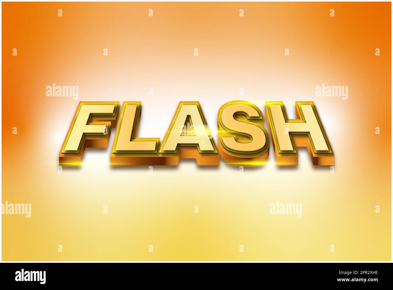 Effetti testo Flash Illustrazione Vettoriale