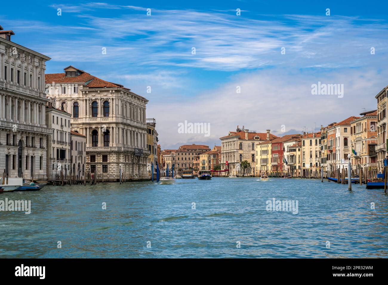 Canal Grande, Venezia, Veneto, Italia Foto Stock