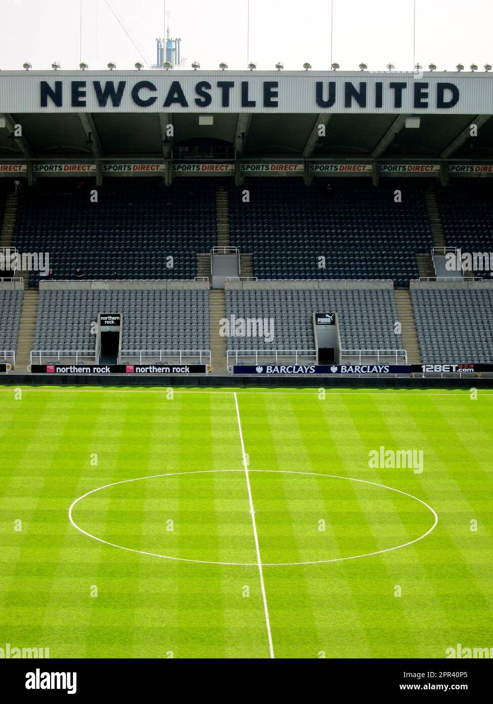 St James Park, Newcastle Utd. F.C. Foto Stock