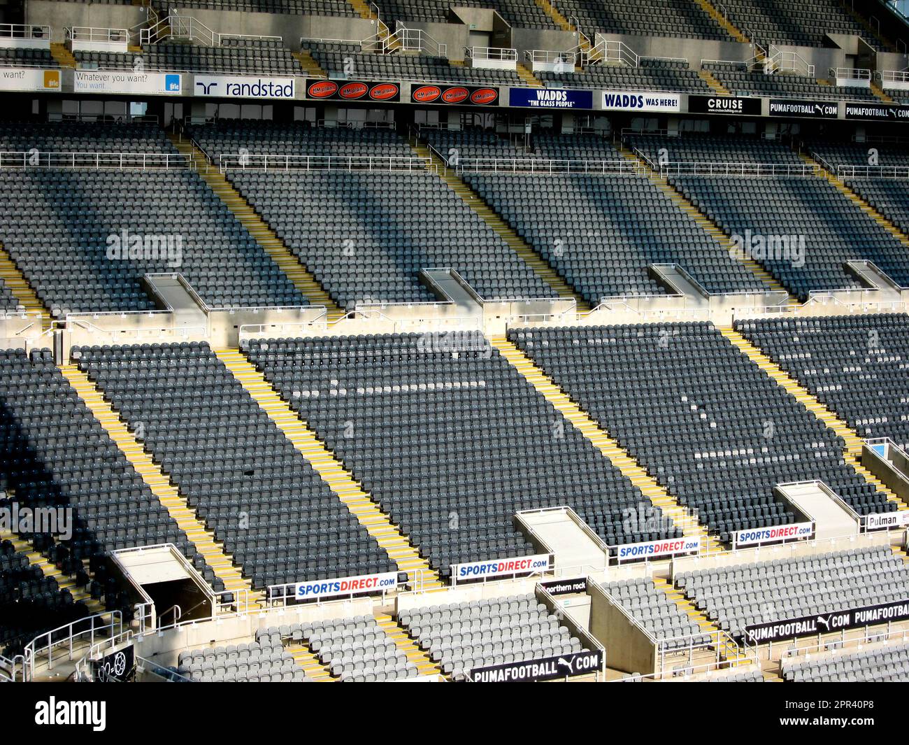 St James Park, Newcastle Utd. F.C. Foto Stock