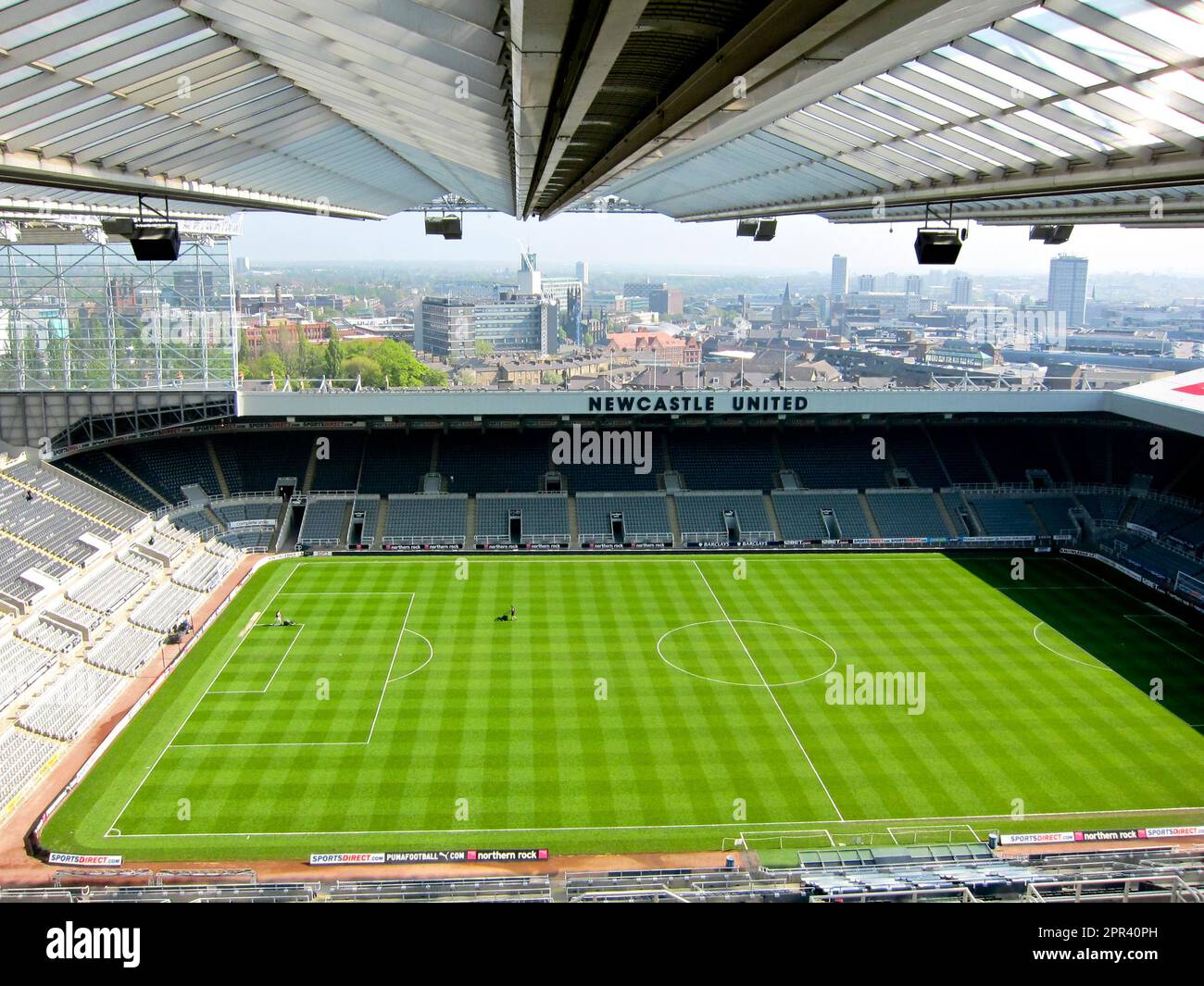 St James Park, Newcastle Utd. F.C. Foto Stock