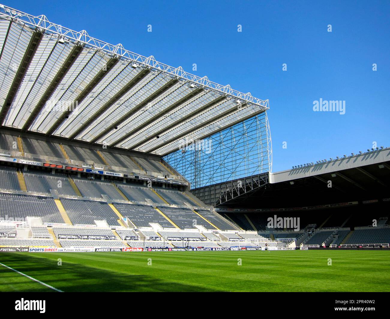 St James Park, Newcastle Utd. F.C. Foto Stock