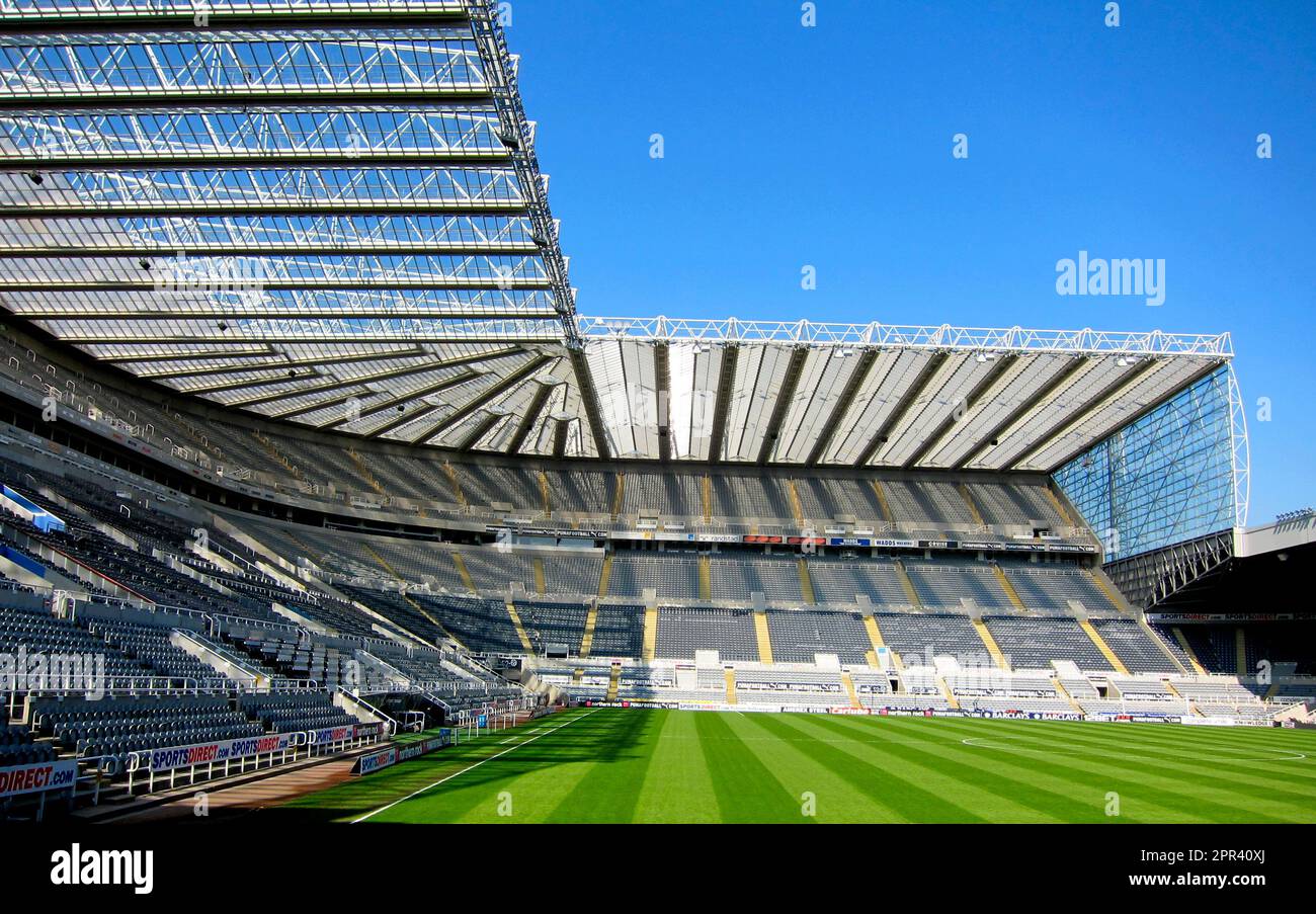 St James Park, Newcastle Utd. F.C. Foto Stock