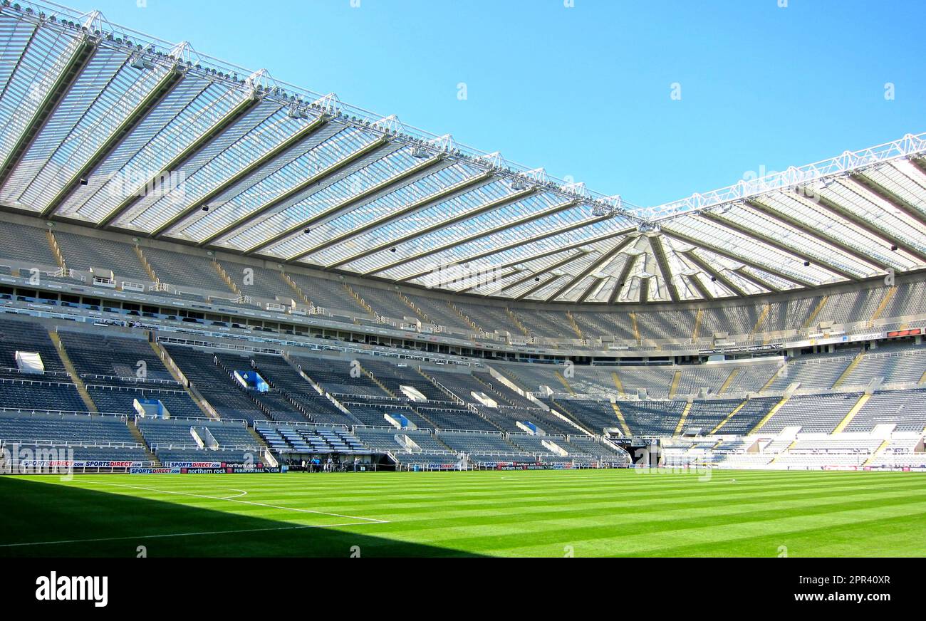St James Park, Newcastle Utd. F.C. Foto Stock