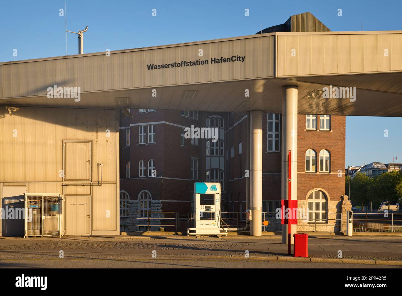 Stazione di idrogeno HafenCity, Germania, Amburgo Foto Stock