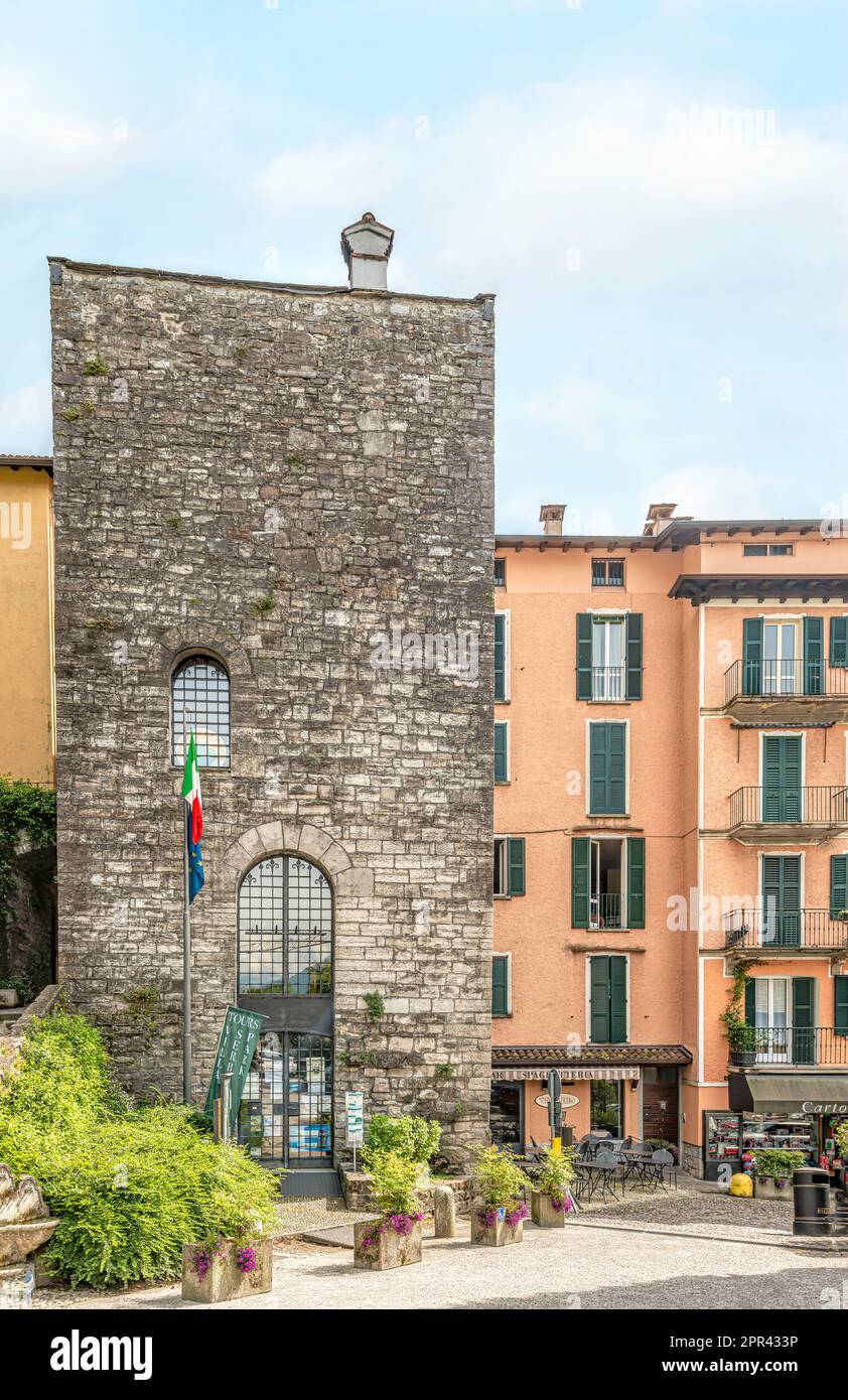 Torre delle Arti a Bellagio Foto Stock