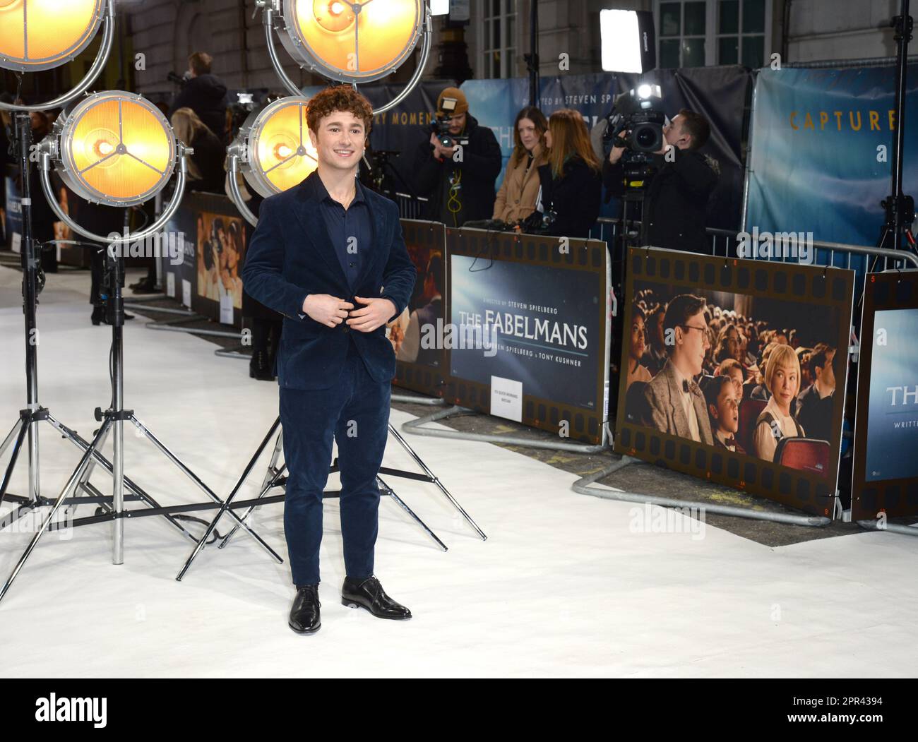 La foto deve essere accreditata ©Alpha Press 078237 18/01/2023 Gabriel LaBelle The Fabelmans UK Premiere di Londra Foto Stock
