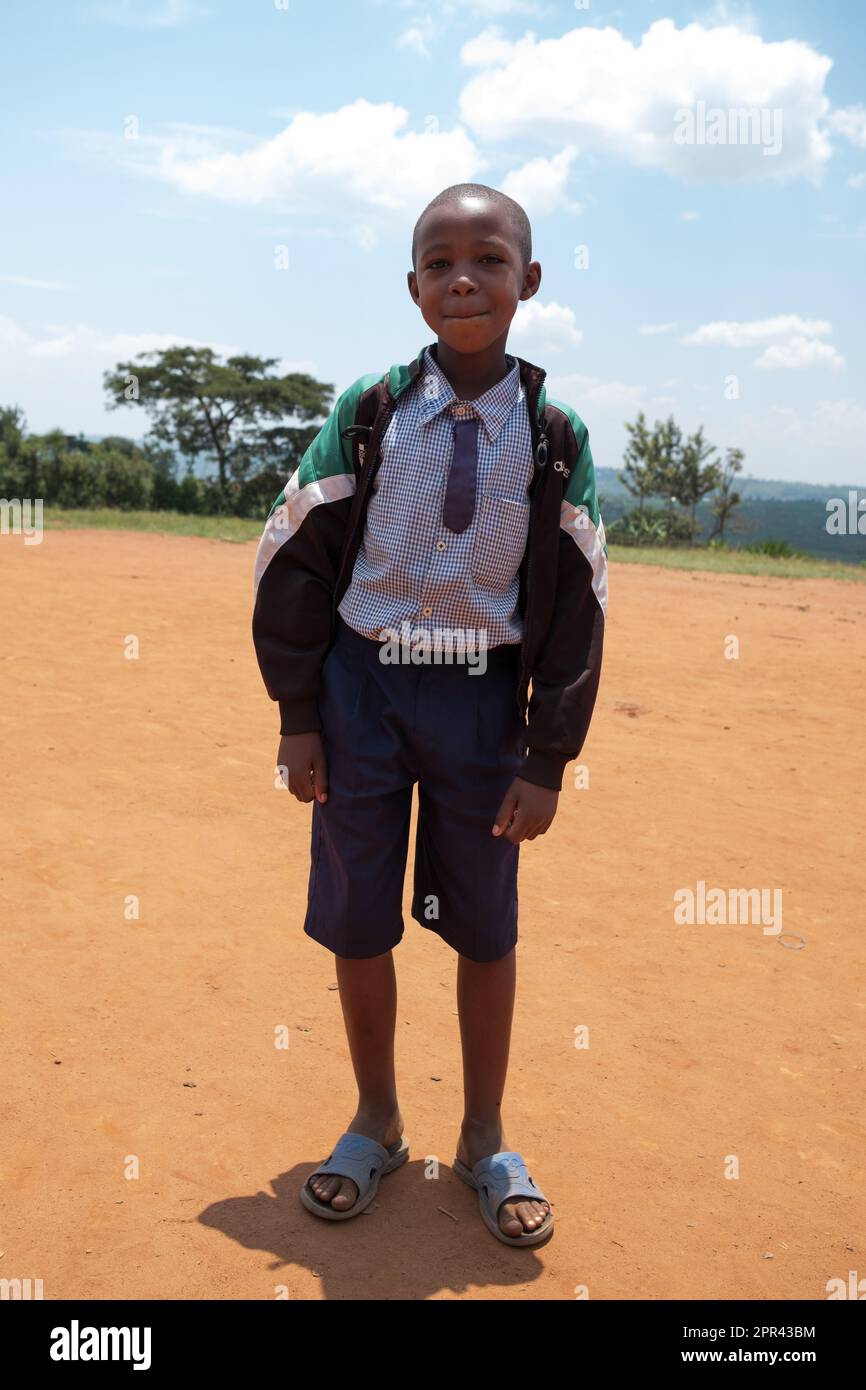 Bambini nell'istruzione, Ruanda Foto Stock