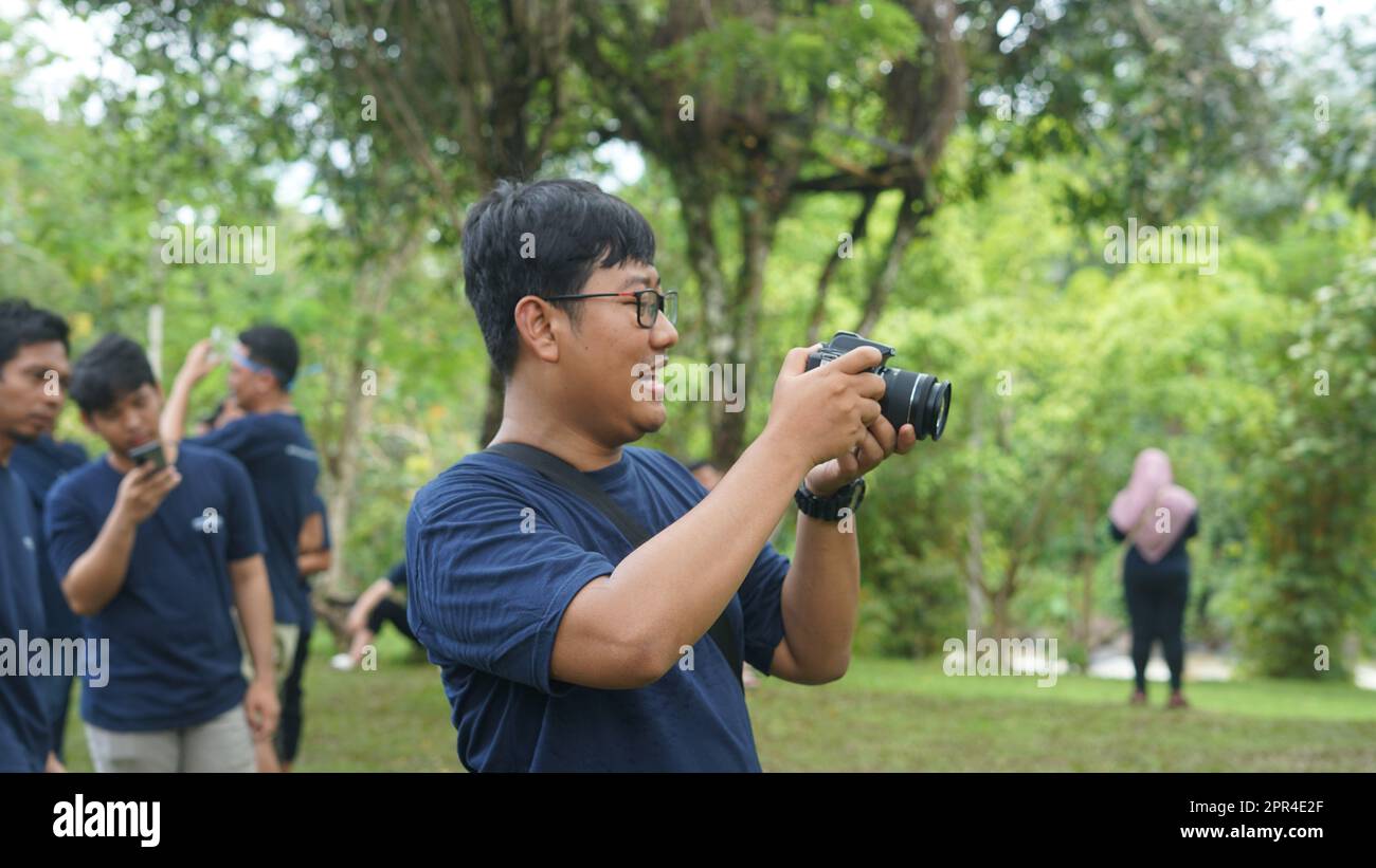 Fotografo per esterni Foto Stock