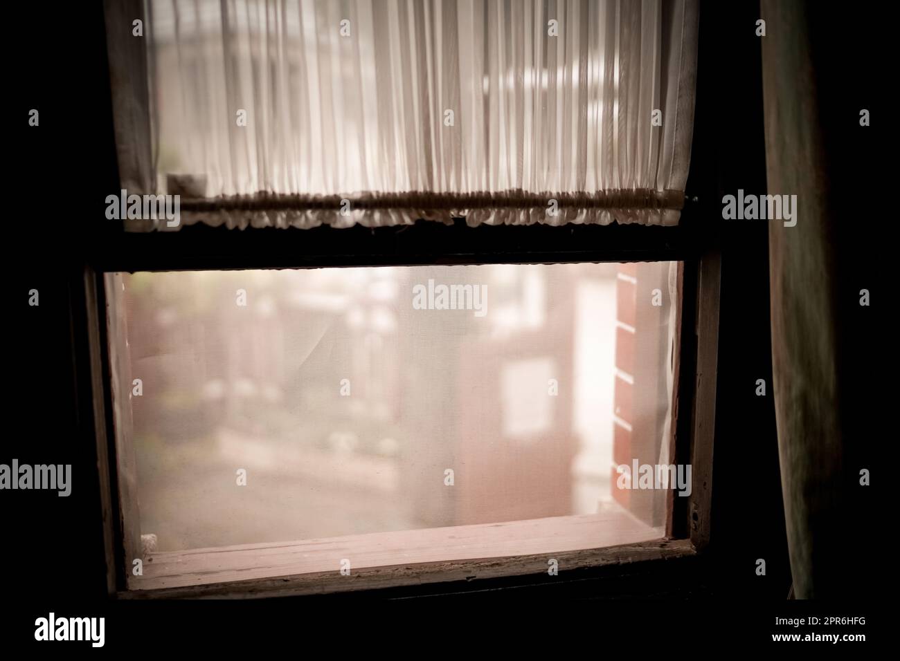 Finestra retro Western Architecture Foto Stock