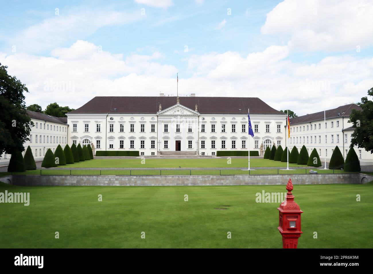 Castello Bellevue, Amtssitz des deutschen Bundespräsidenten Foto Stock