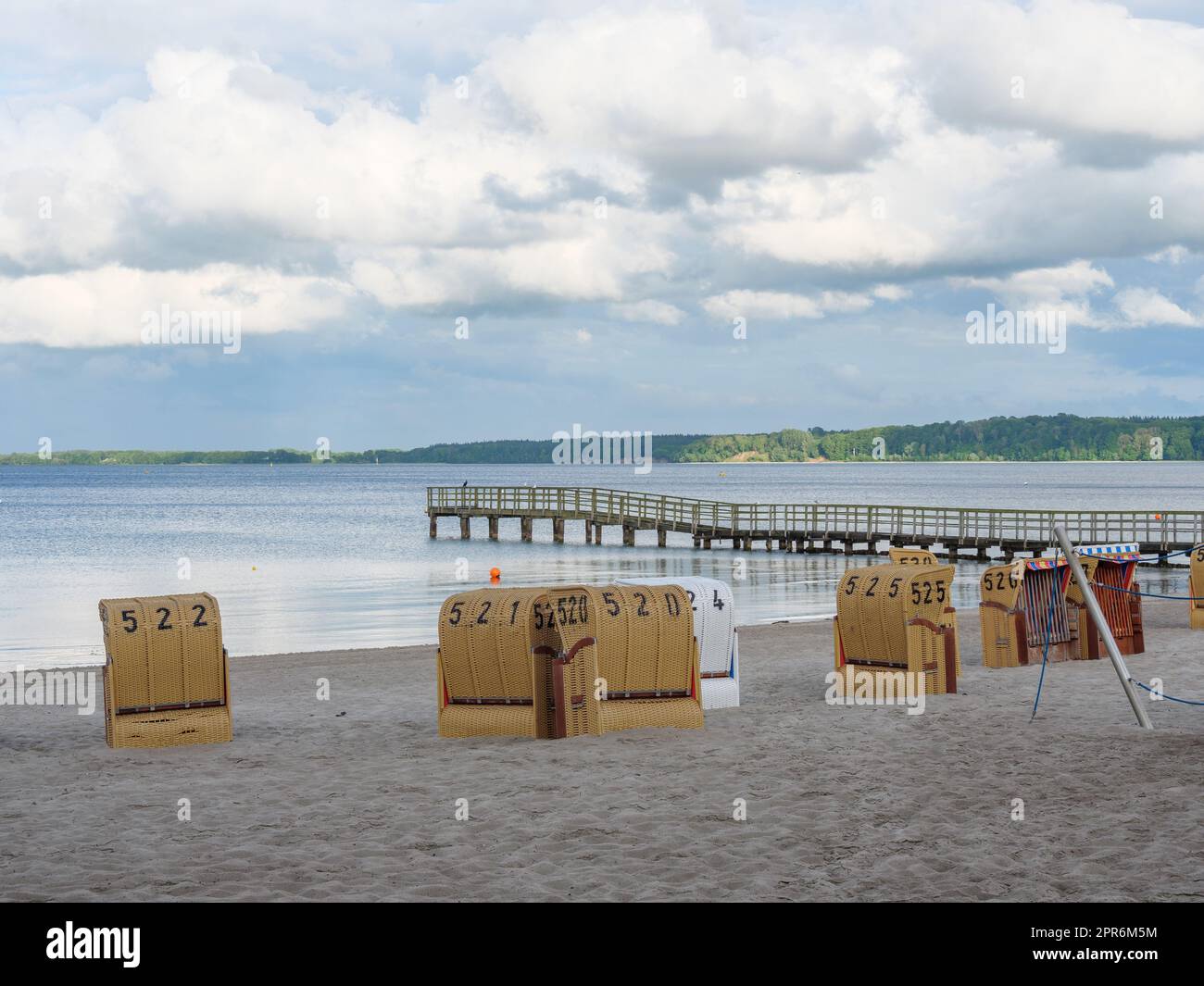 Eckernfoerde nel mar baltico in germania Foto Stock