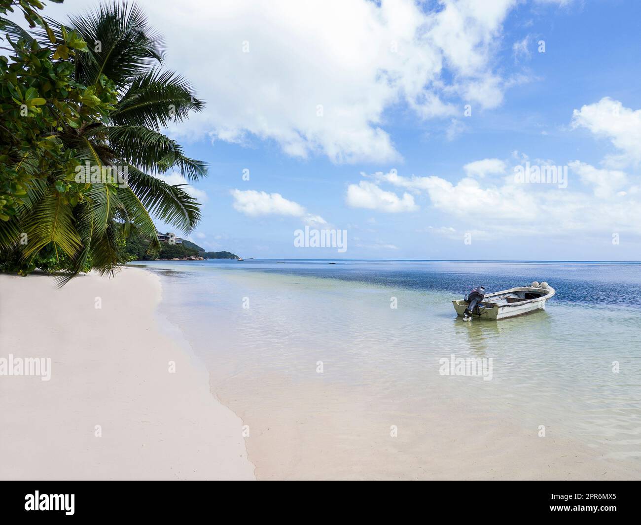 Seychelles, Praslin - Anse St Sauveur Foto Stock