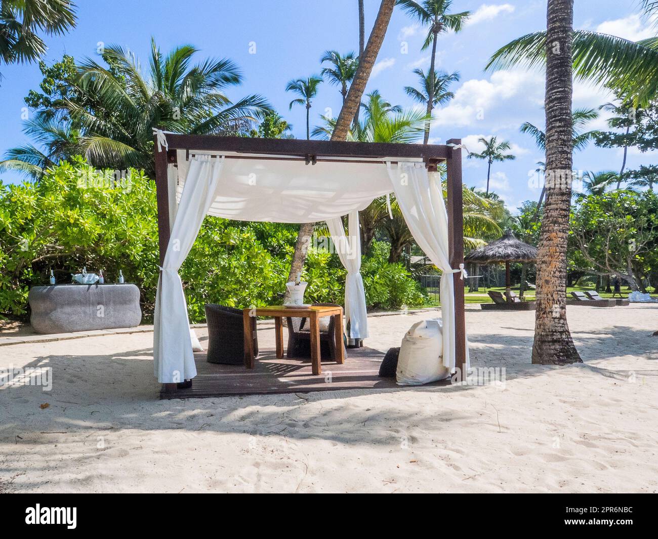 Seychelles, Mahe - Anse Gouvernment Foto Stock