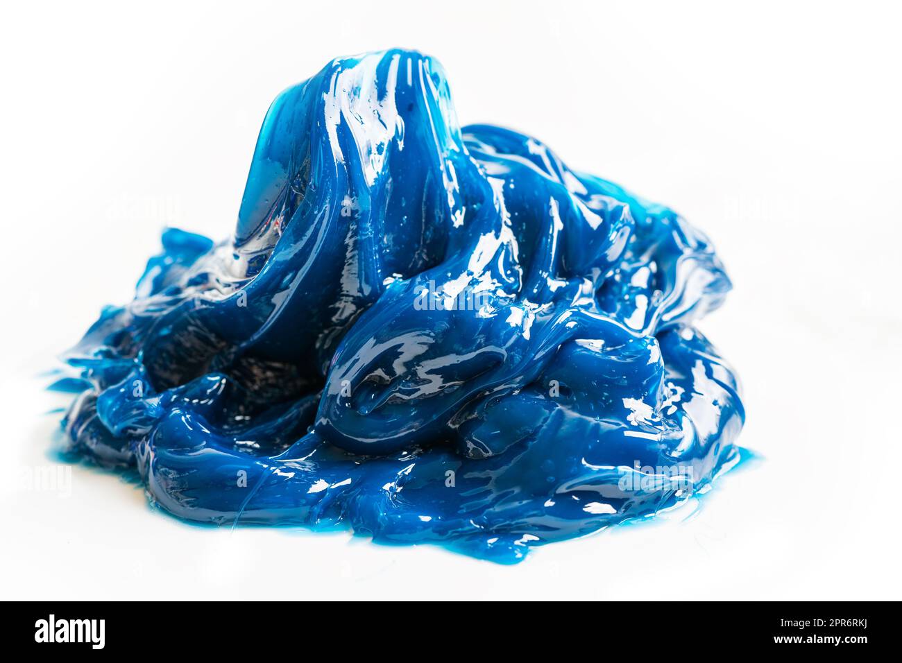 Grasso sintetico al litio complesso di alta qualità blu, alte temperature e lubrificazione di macchinari per uso automobilistico e industriale. Foto Stock