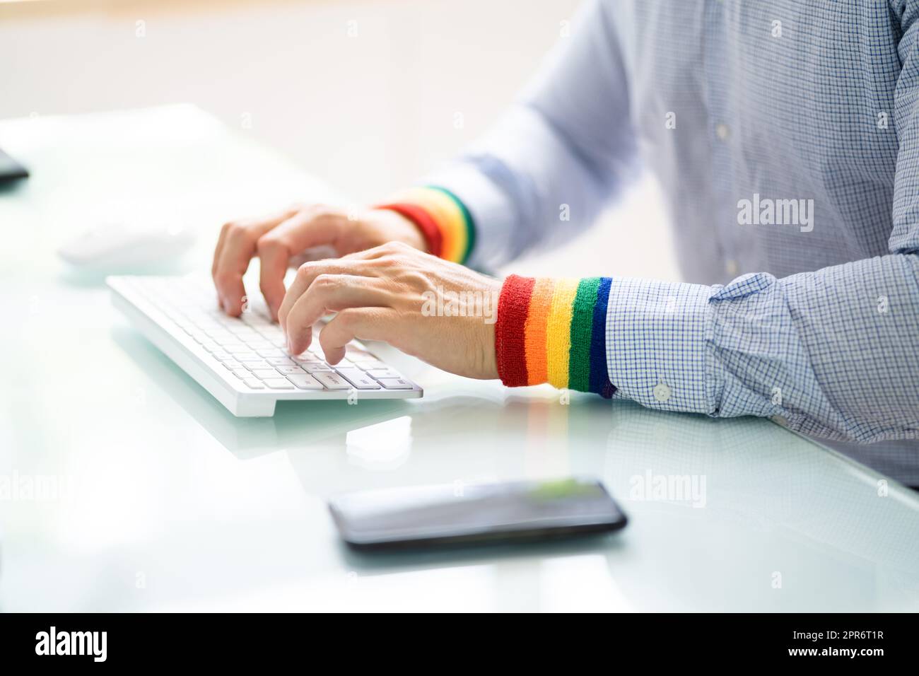 Colori LGBT Diversity inclusi Foto Stock