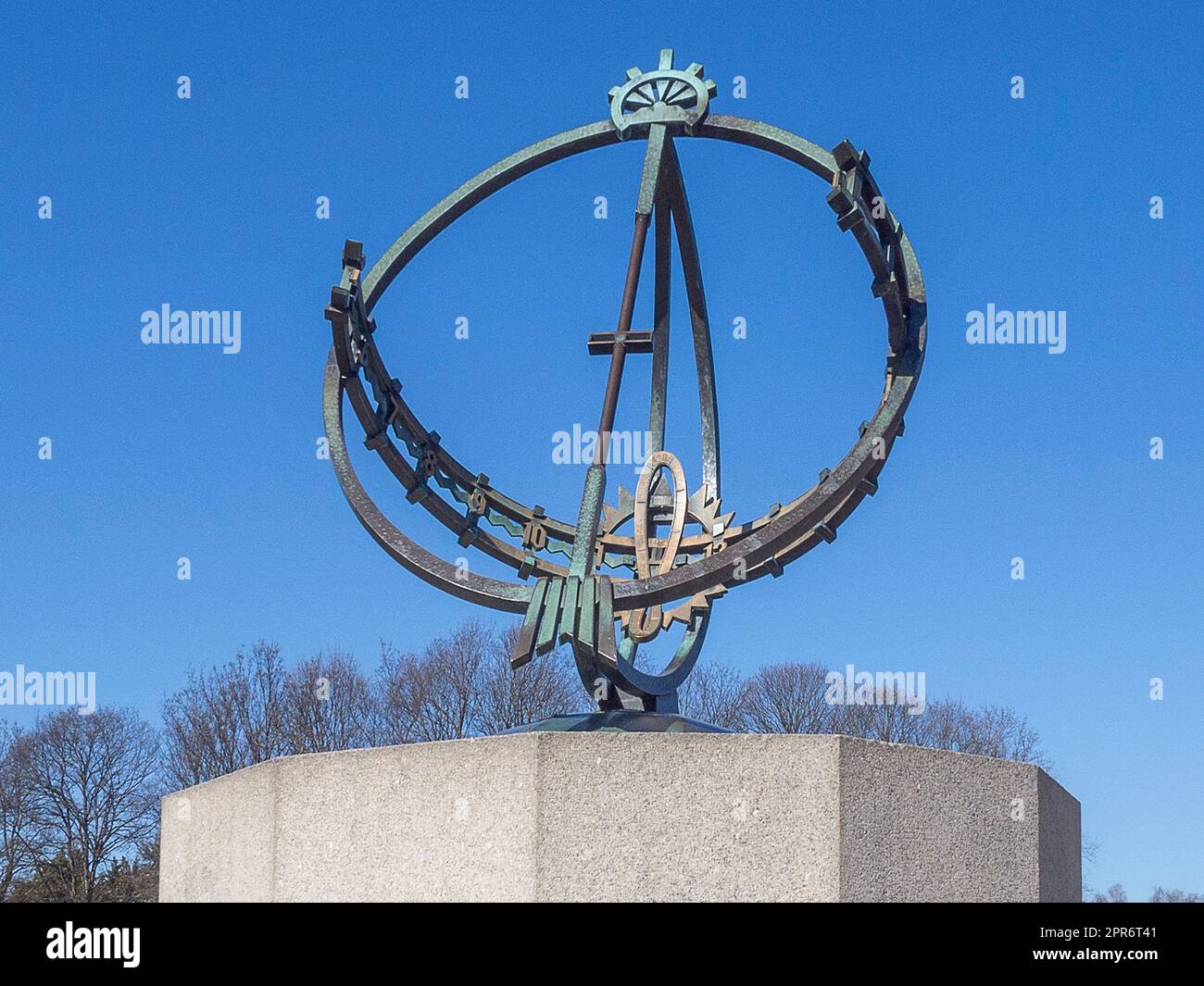 Norvegia, Oslo, sculture di Gustav nel Vigelandspark Foto Stock