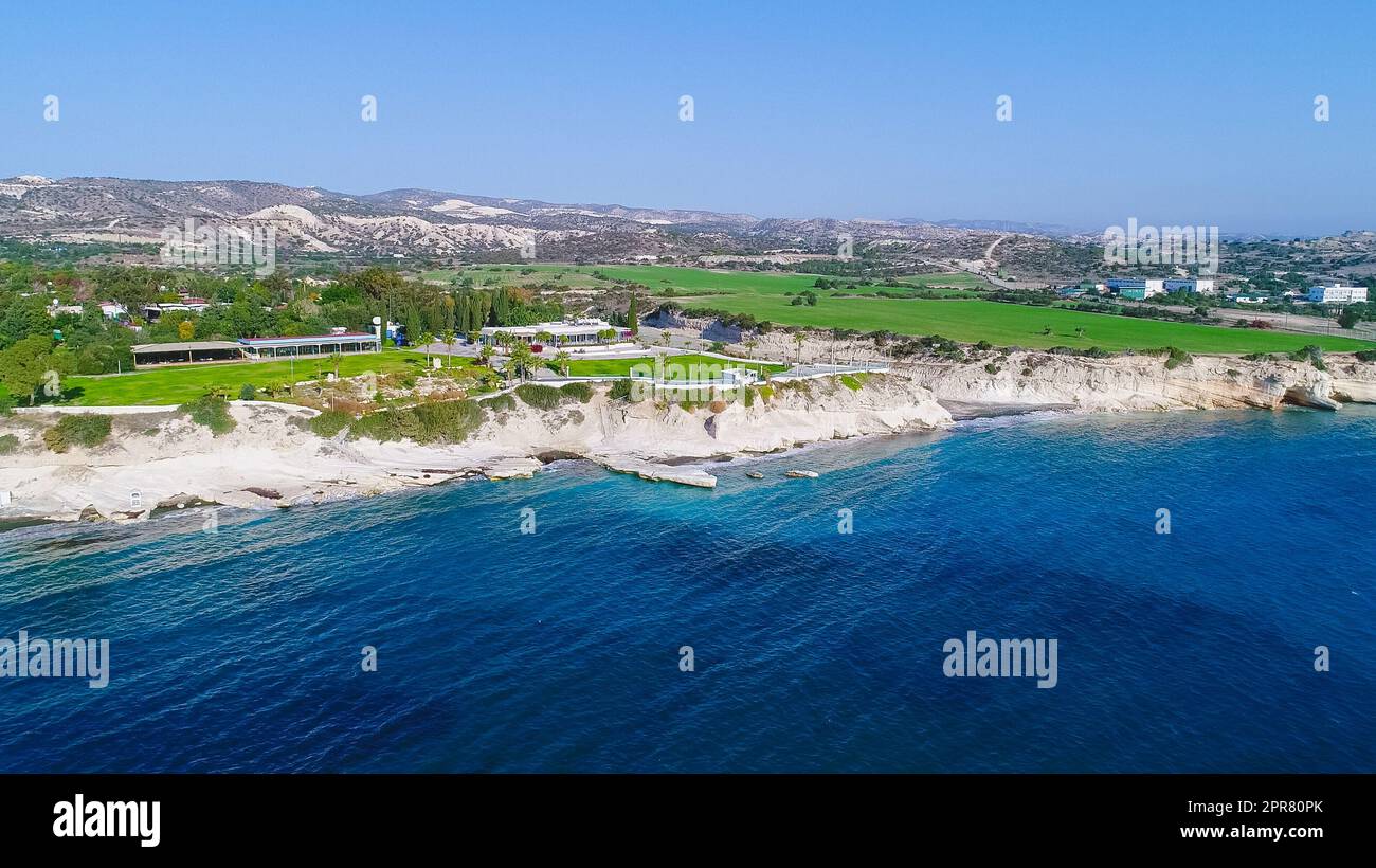 Antenna del governatore, spiaggia di Limassol Foto Stock