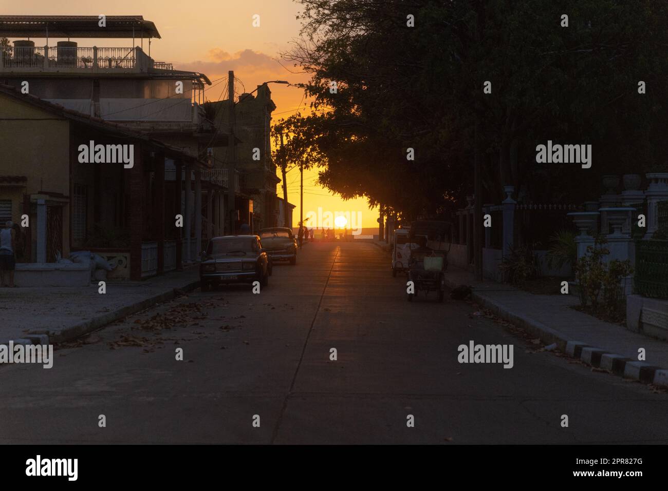 Cienfuegos Cuba Punta Gorda Foto Stock