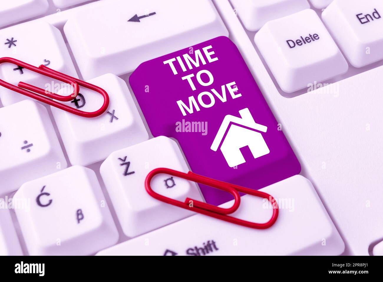 Ispirazione che mostra il tempo di movimento del segno. Parola scritta sul periodo migliore per trasferire il trasferimento cambiare il percorso corrente -48891 Foto Stock