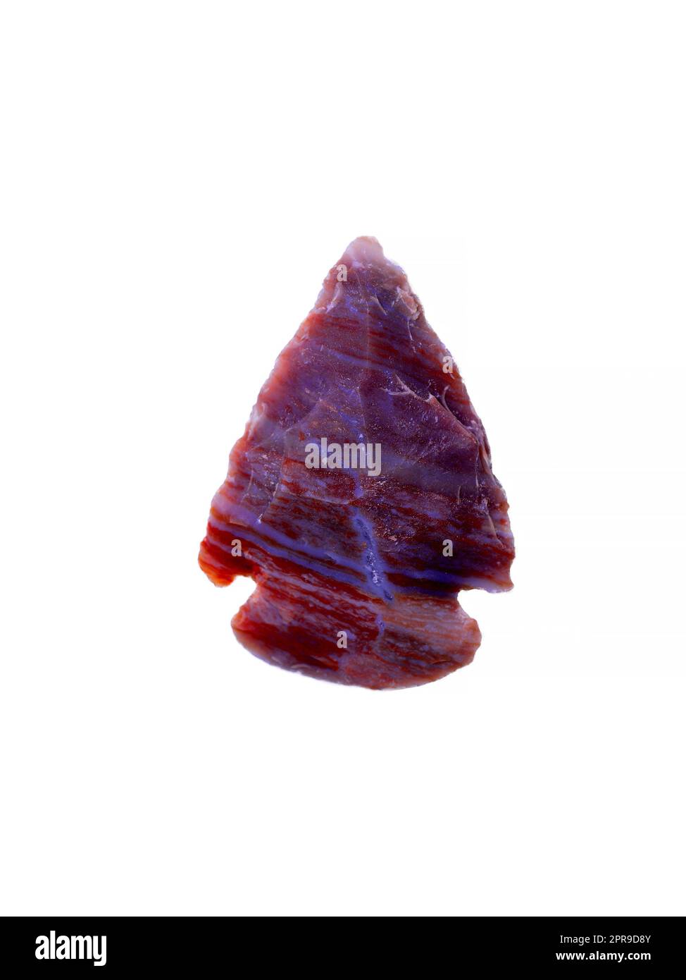Antica Arrowhead primitiva preistorica Foto Stock